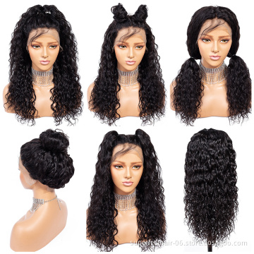 Frontal wig human wigs natural peruvian hair wig